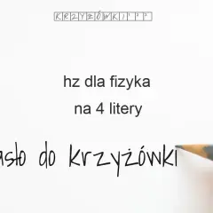 Herc (Hz) dla fizyka w krzyżówce: Rozwiąż i zrozum!