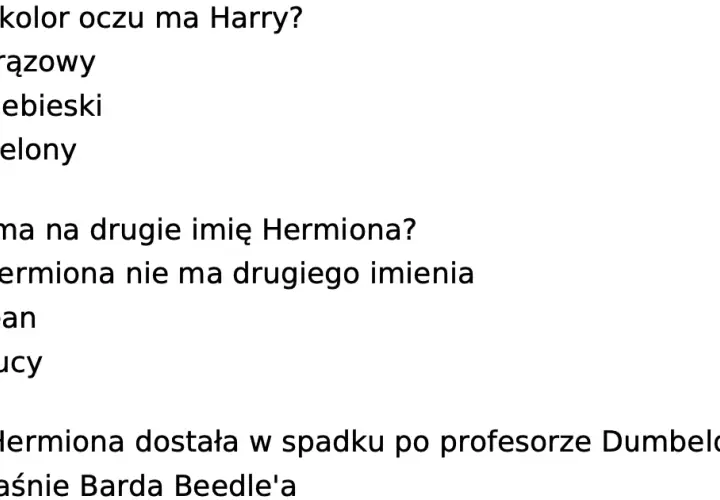 Zagadki Harry Potter: Od ucznia do Dumbledore'a Twój test!
