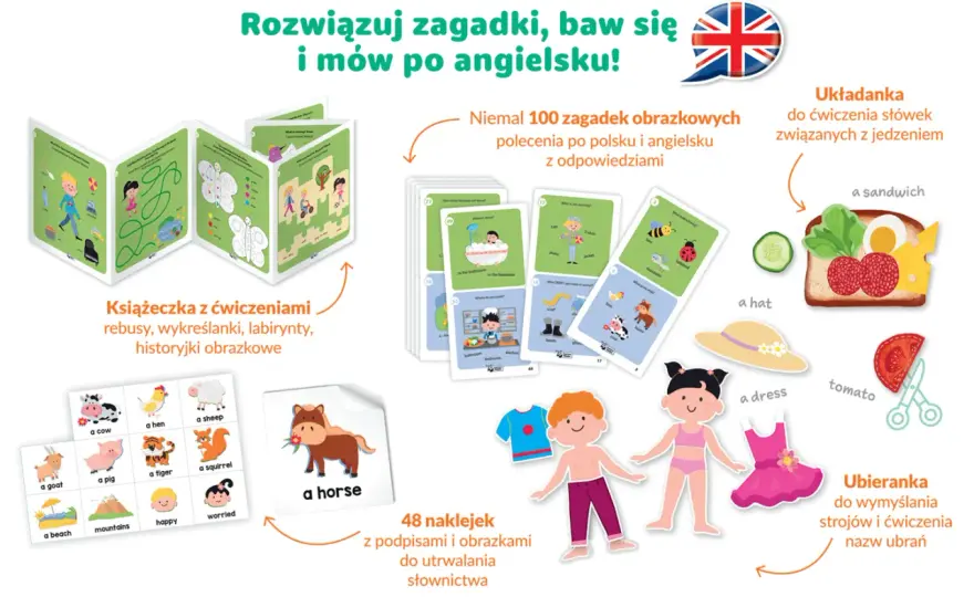 Zagadki po angielsku: Ucz się i baw! Z odpowiedziami i tłumaczeniem