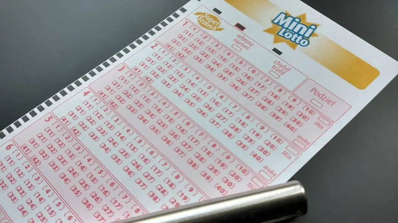 Mini Lotto kupon i wylosowane liczby
